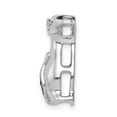 thumbnail image 2 of Finest Gold 14K White Gold Black Diamond Penguins Chain Slide Pendant, 2 of 4