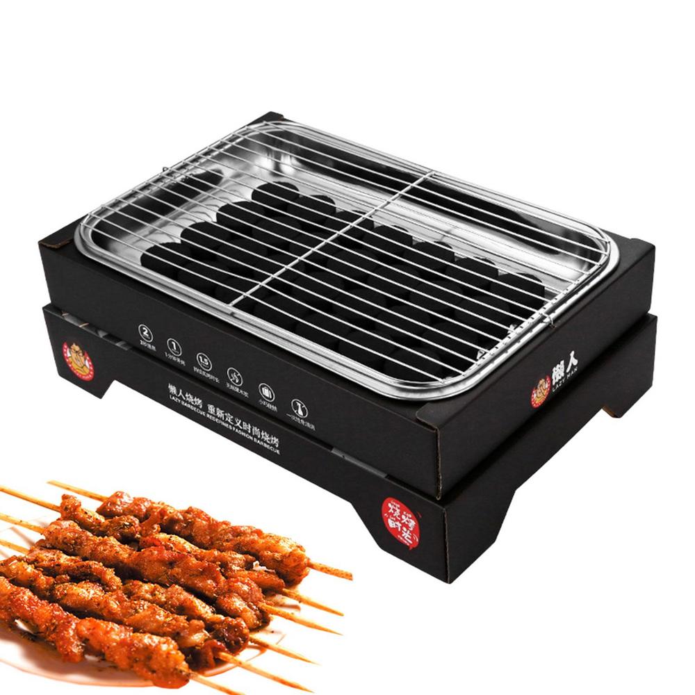Ksruee Portable Charcoal Grill Disposables Charcoal Compact Charcoal