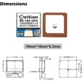thumbnail image 2 of BE-180 Módulo GPS Beidou Antena GPS Nivel 38400bps para Arduino Raspberry Pi Aircraft Pixhawk APM driver de vuelo, 2 of 5