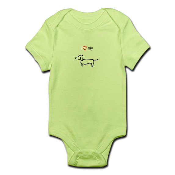 CafePress - Dachshund Lover Infant Bodysuit - Baby Light Bodysuit