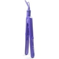 thumbnail image 5 of Turbo Silk 1.25" Tourmalin Ceramic Flat Iron Anti-Frizz Hair Straightener Purple, 5 of 8