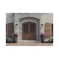thumbnail image 5 of Padgett Collection One-Light Transitional Antique Bronze Clear Seeded Glass Outdoor Wall Lantern, 5 of 11