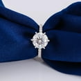 thumbnail image 3 of solitaire jewels 2CT Round Moissanite Hidden Halo Engagement Ring For Women, 14K Yellow Gold, 3 of 6