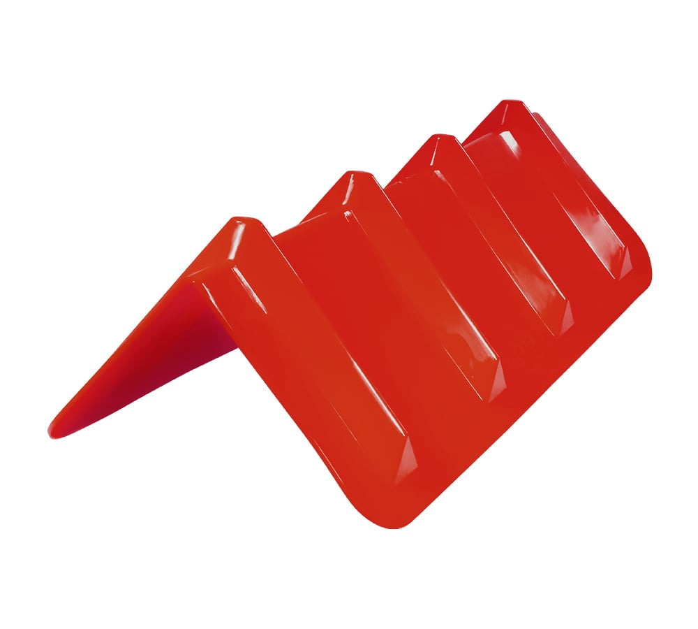 (4 Pack) Red Corner Protector V Shaped Edge Guard 8" x 8" x 24" Inches