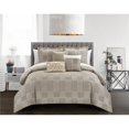 thumbnail image 1 of Chic Home BCS21205-US Ensemble Couette Jodee 6 Pièces & 44; Beige - Grand Size, 1 of 1