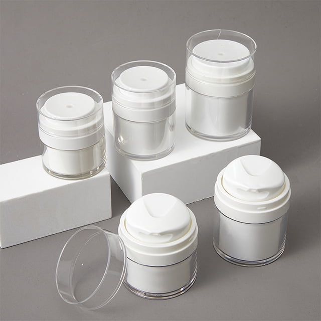 unbranded 4Ud Airless Para Cremas Y Lociones De Material Premium Con Dosificador Para Viaje