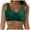 Dark Green, variant on zaveiop Womens Bikini Tops Twist Front V Neck Push up Padded Bathing Suit Tops with Fixed Wide Straps Swimsuit Top Only (Light Blue, XXL)