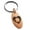 Rose, variant on Stainless Steel Camera Shutter Heart Engraved Small Oval Charm Keychain Keyring