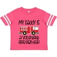 thumbnail image 3 of Inktastic Volunteer Firefighter Daddy Boys or Girls Toddler T-Shirt, 3 of 5