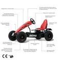 thumbnail image 2 of Berg Toys Basics Xl + 3 Gears Pedal - Red, 2 of 2