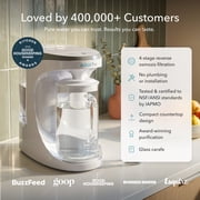 AquaTru Carafe Countertop Water Purifier System with Glass Carafe, 4-Stage Reverse Osmosis, 14x7.5x13 in., 1-Pack