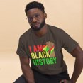 thumbnail image 2 of I Am Black History Juneteenth Month African American Pride Graphic classic tee (Dark Chocolate, XL), 2 of 2