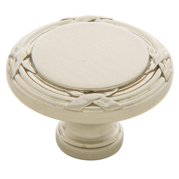Baldwin 4630150 1.5 in. Round Edinburgh Knob Satin Nickel