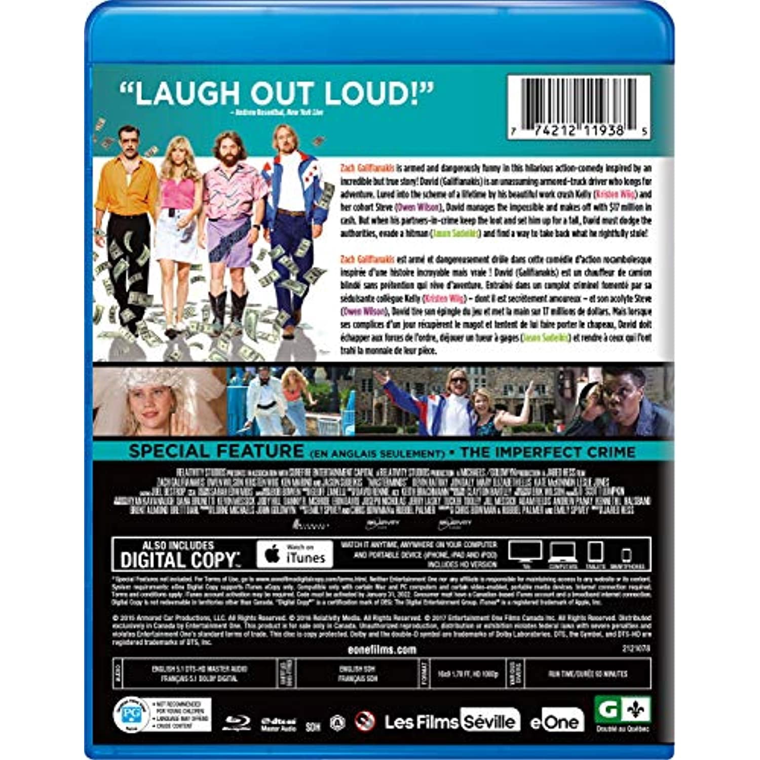 Masterminds (Blu-ray + copie numérique)
