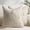 Cream, variant on SUSIELADY Pack of 2 Throw Pillow Covers 18x18, Boho Textured Chenille Decorative Pillow Covers with Dots and Stripes, Square Cushion Covers for Couch, Sofa, Bed, Farmhouse Home Decor, Beige