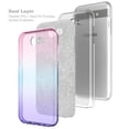 thumbnail image 2 of Samsung Galaxy J7 (2017) / J7 Sky Pro / J7 Perx / J7 V / J7 Prime / Galaxy Halo Case, Bling Glitter Candy Silicone Rubber Gel Hard Protective Case Cover - Hot Pink, 2 of 4