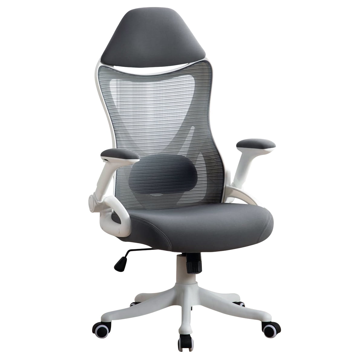 Ergonomic Office Chair with Adjustable Lumbar Support and Flip up
