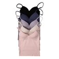 thumbnail image 5 of Low Back Bras For Women Padded Bra Tops V Neck Bra Vest Short T-Shirt Sleeveless Tank M Size 1Pack, 5 of 5