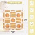 thumbnail image 2 of Dreamtimes 5 PCS Abstract Pumpkins Plaid Baby Muslin Washcloths, Autumn Watercolor Face Towel Burp Cloths Ultrasoft Absorbent Cotton Bath Wipes Towels for Newborn Boys Girls, 2 of 7
