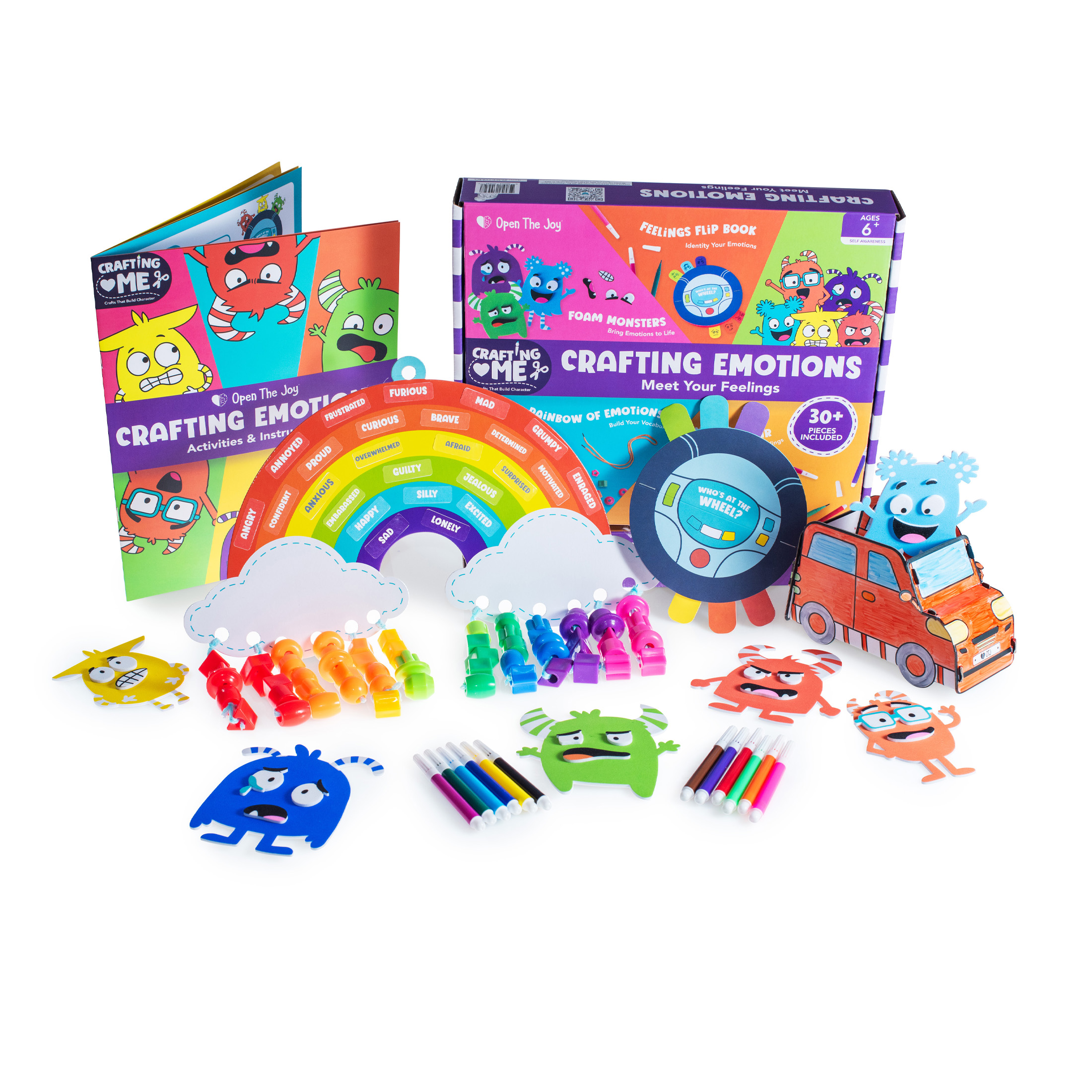 Open The Joy Crafting Emotions 4-N-1 Craft Kit