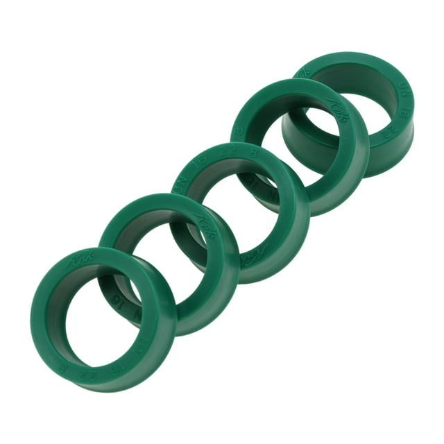 Anillo de Sello de Aceite Universal Unique Bargains Labio UN Sello de Eje Rotativo 16x22x8mm Alta Presión TPU Verde 5 Pcs