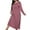 Wine, variant on WMTBSRSW Plus Size Nightgowns for Women Soft Long Sleeve Nightgown Plaid Long Sleep Dress Crewneck Nightdress Nighties