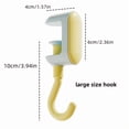 thumbnail image 4 of Desk Backpack Hook Under Desk Bag Hook Table Edge Hook for Backpack Purse Headphone Storage Hook Student Desk Organizer, 4 of 8