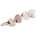 thumbnail image 2 of D-GROEE 2Pcs Heart Shape Hair Clips Glossy Hair Barrettes Japanese Style Hair Pin Fashion Hair Accessories for Women and Girls, 2 of 8