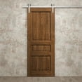thumbnail image 4 of Modern Barn Door 32 x 84 inches | Ego 5012 Cognac Oak | 6.6FT Silver Rail Track Heavy Hardware Set | Solid Panel Interior Doors, 4 of 5
