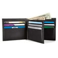 thumbnail image 3 of ID Stronghold – Men’s RFID Leather Wallet - Bifold with ID Window (Black), 3 of 5