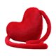 thumbnail image 2 of Almohada en forma de corazón de amor, almohada de San Valentín, almohada, decoración del día de San Valentín para exteriores , Rojo Macarena Almohada en forma de corazón, 2 of 8