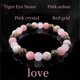 thumbnail image 1 of Pulsera de cristal ojo de tigre, piedra natural, pulsera de moda, pulsera de cuentas de cristal natural de 8 mm, joyería, 1 of 7