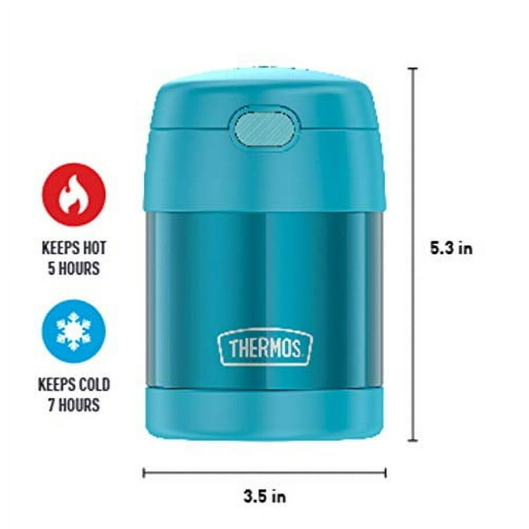 Thermos 470ml Funtainer Vacuum Insulated Food Jar w/ Spoon Charcoal