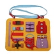 thumbnail image 2 of Tablero de actid sensorial Montessori para pequeños para aprender a vestirse, tablero sensorial de habilidades básicas para de 1 2 3 4 Baoblaze juego de mesa ocupado, 2 of 8