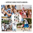 thumbnail image 6 of Honeii Hip Hop Dog print basktball shirt for men and women, Unisex basketball jersey for Theme party-XX-Large, 6 of 6