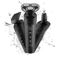 thumbnail image 1 of Rasuradora Eléctrica  Inalambrica Recargable Usb 3 En 1 Máquina Afeitadora Húmedo y Seco Hombre Impermeable Multifuncional Barba Pelo Nariz Orejas Patilla, 1 of 6
