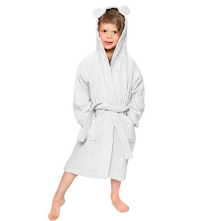 

THE WILD Casual Pretty Boys Plush Soft Fleece Bathrobes Sleep Robe For Boys Big Girls And Boys