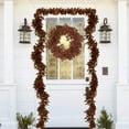 thumbnail image 5 of Black Fall Leaf Garland, Total 5.91Ft Festival Garland Hanging Vines Artificial Fall Maple Leaves Thanksgiving Decor for Home Wedding Fireplace Christmas, 5 of 6