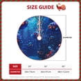 thumbnail image 2 of Sikiie Deep Sea Glowing Fishes Christmas Tree Skirt, Christmas Tree Decorations, Christmas Decor, Tree Mat Decoration(30-48IN)-36", 2 of 6