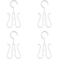 thumbnail image 1 of nipocaio 4 Pcs Support à Chaussures Porte-Chaussures Séchoir Crochet à Chaussures Rangement Porte-Chaussures Vélo, Blanc, 1 of 4