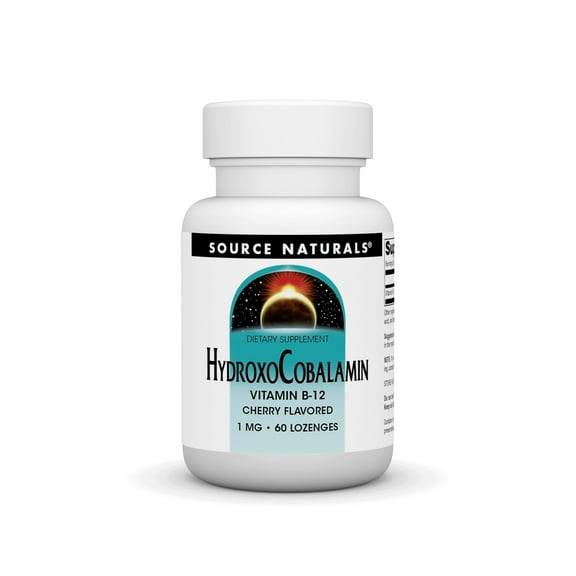 Source Naturals Hydroxocobalamin - Cherry Flavor 1 mg 60 Tabs
