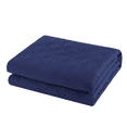 thumbnail image 5 of Mainstays Quilts Blue Plaid Microfiber Quilted, Full/Queen-Reversible, 5 of 7
