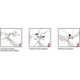 thumbnail image 4 of Haute Decor Decorative Twist Ties 6 Pack - Gold/Silver/White   Size: 16 inches long, 4 of 5