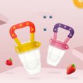 thumbnail image 2 of Magik 3 Pack Baby Food Feeder Fruit Silicone Nipple Teething Toy Soother Pacifier, 2 of 9