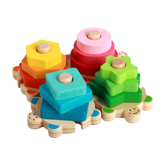 Juguetes Montessori CUTICAT Rompecabezas de madera Reconocimiento de formas y colores