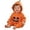 1-Orange, variant on JAJAHO Toddler Baby Boy Girl Clothes Halloween Jumpsuits Hooded Fuzzy Pumpkin Romper 3M-3Y