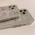 thumbnail image 5 of Funda rosa para iPhone 13 Pro Max, transparente con diseño floral, suave y flexible, a prueba de golpes., 5 of 5