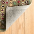 thumbnail image 2 of Dash & Albert Cat's Paw Hand Micro Hooked Wool Rug, 6' x 9', Sage, 2 of 7