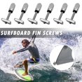 GXFCAI Surfboard Fin Screws for Surfboard Tail Rudder Hand Screw Yacht
