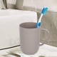 thumbnail image 5 of Vaso para Enjuague Bucal Gris de 400ml con Asa - Vaso para Enjuague Bucal de Hotel Vaso para Cepillado Dental de Fibra de Madera, 5 of 6